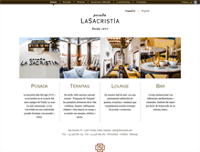 Tablet Screenshot of lasacristia.net